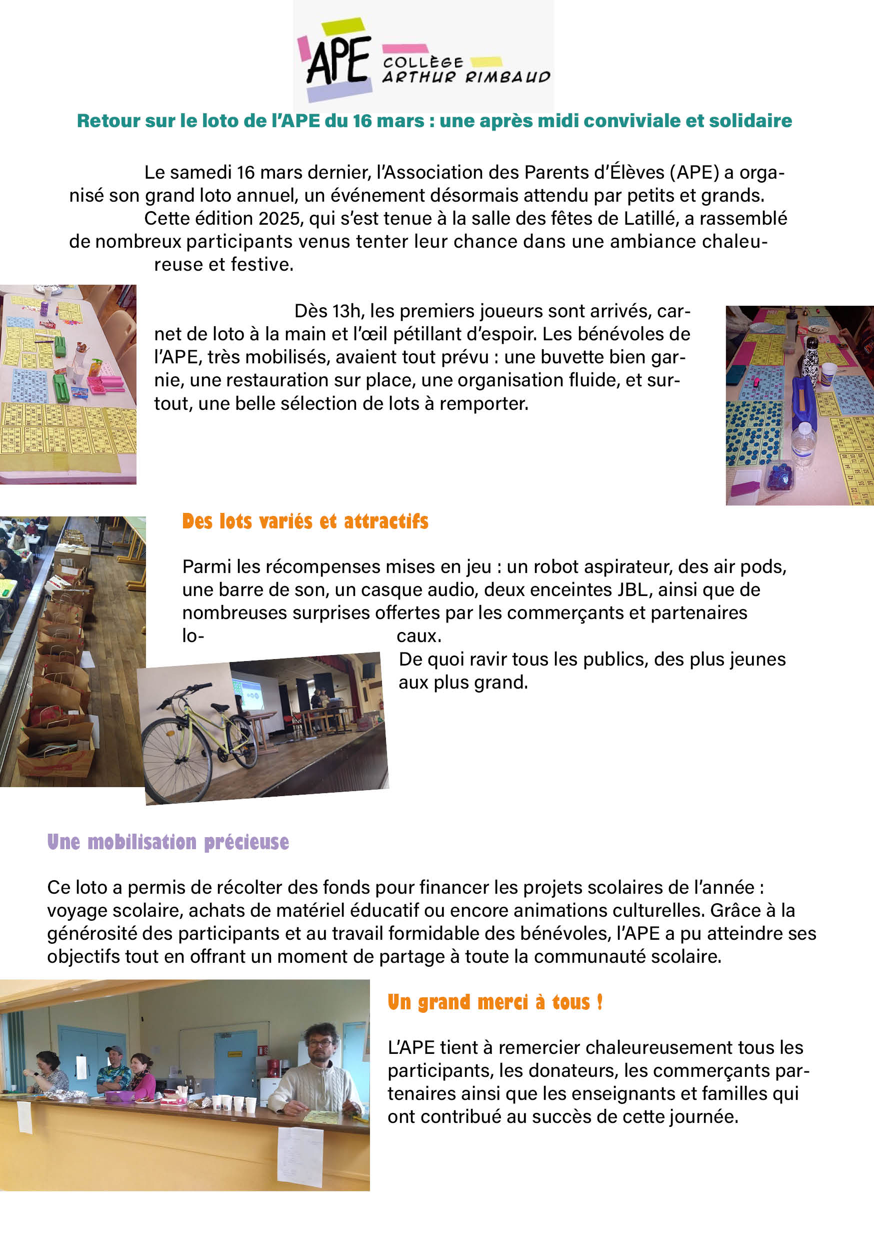 Retour sur le LOTO
